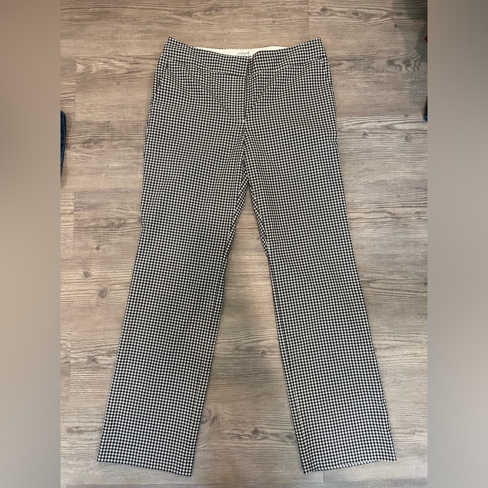Liz Claiborne Black and White Plaid Pants